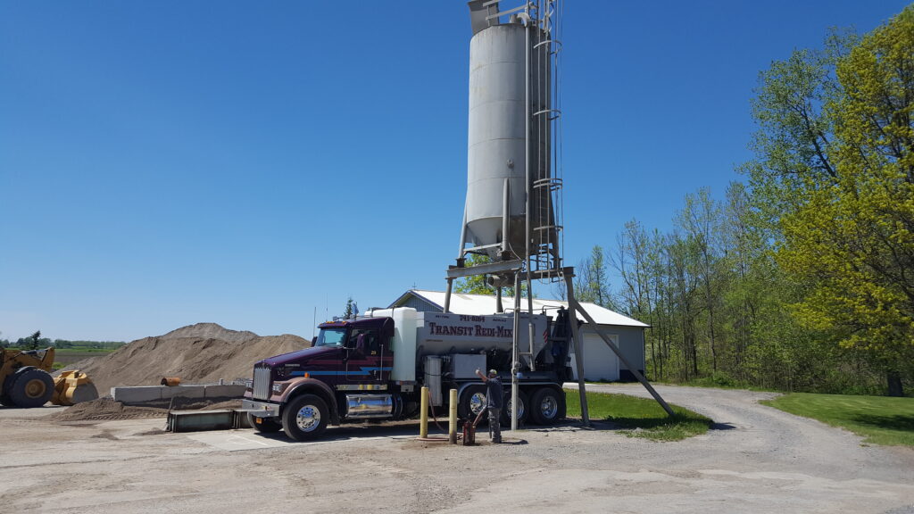 ready mix concrete plant layout